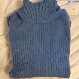 J. Jill Turtleneck Sweater in Soft Blue